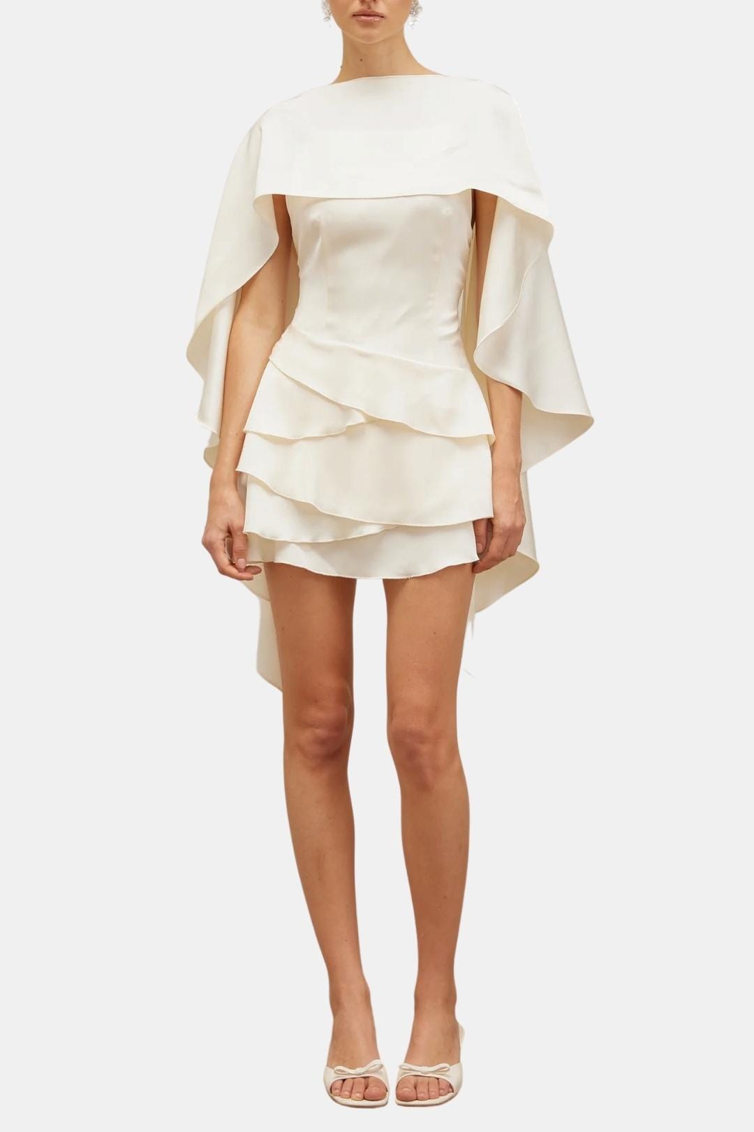 Robe Mini Femme en tissu léger, dos nu, coupe confortable – Menvelo