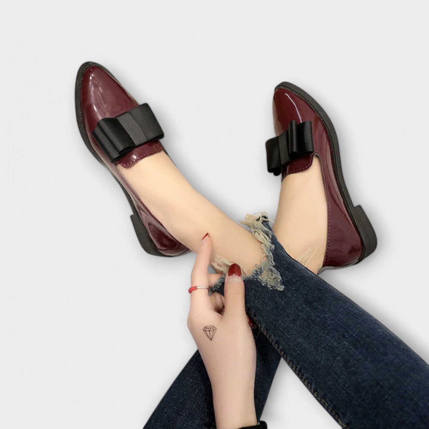 Mocassins Femme Salomé-Romy – vue portée