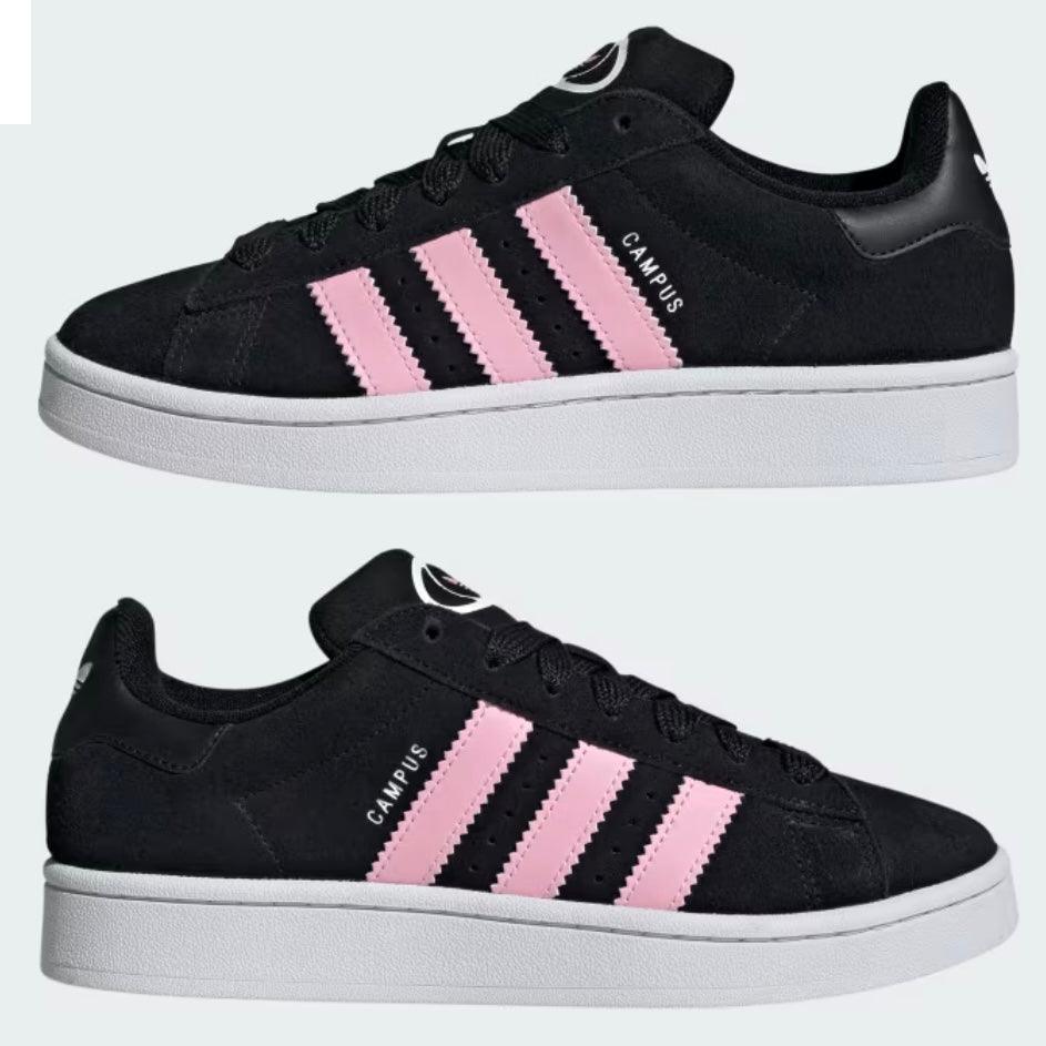 Sneakers basses Adidas Campus black true pink unisexe