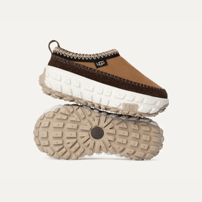 UGG Venture Daze Chestnut chaussures outdoor homme et femme en daim, mesh et peau de mouton marron chestnut, détail semelle