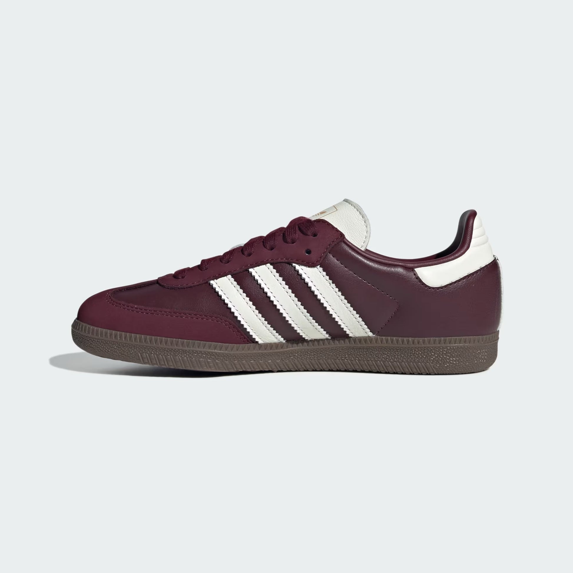 Sneakers basses Adidas Samba maroon off white gum unisexe