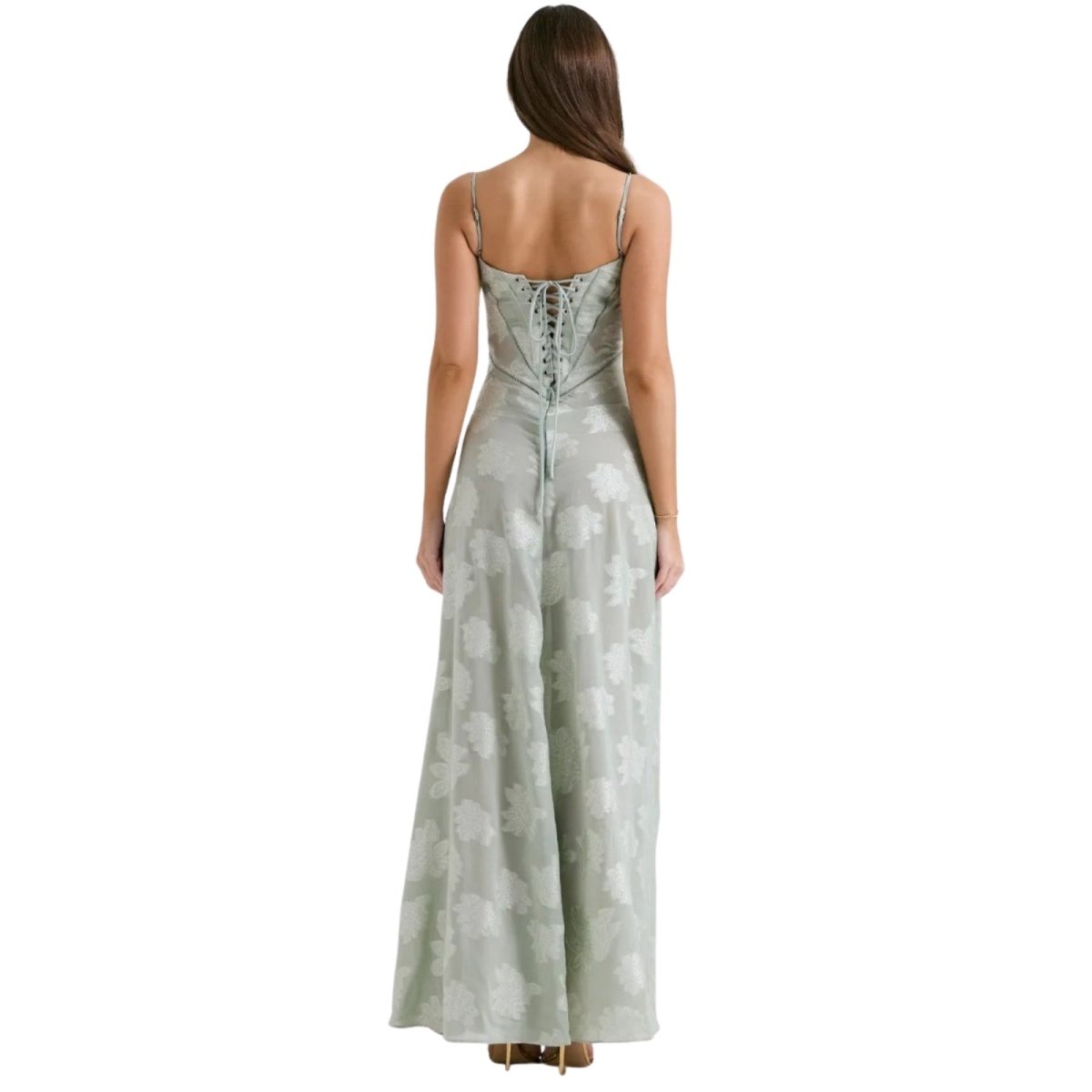 Jennifer | Robe de soirée maxi fluide sans manches pour femme