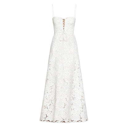 Jennifer | Robe de soirée maxi fluide sans manches pour femme