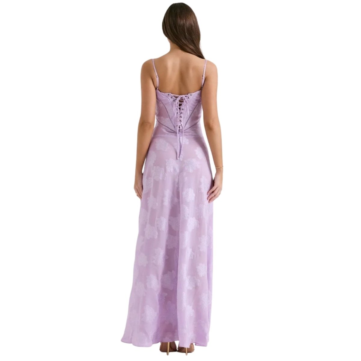 Jennifer | Robe de soirée maxi fluide sans manches pour femme