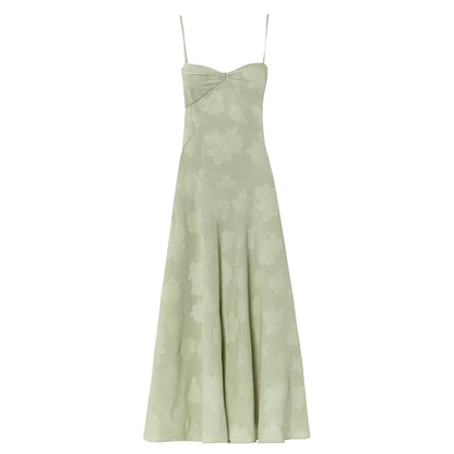 Jennifer | Robe de soirée maxi fluide sans manches pour femme