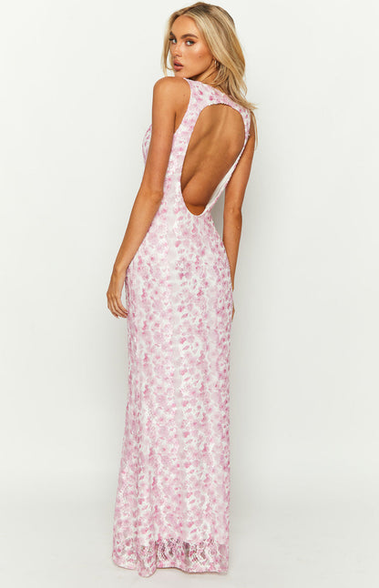 Jenny | Robe longue élégante pour invitée de mariage femme