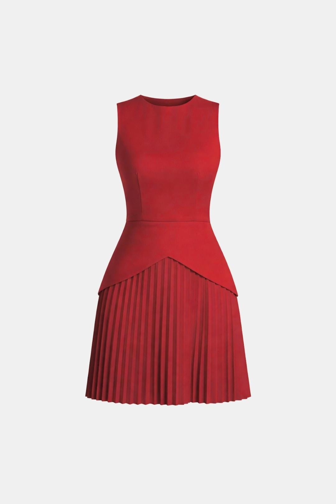 Robe Mini Femme en tissu léger, sans manches, coupe confortable – Menvelo