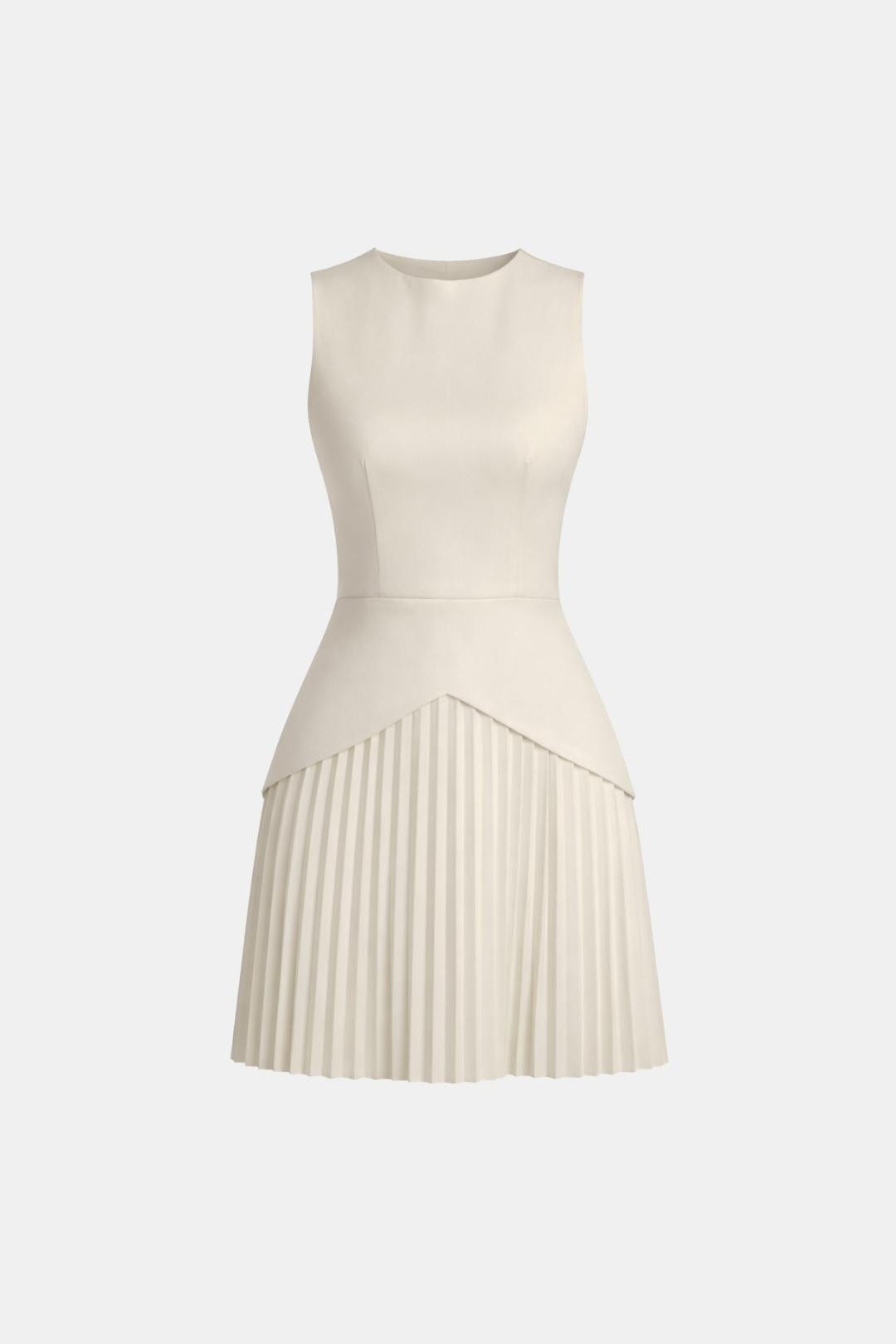 Robe Mini Femme en tissu léger, sans manches, coupe confortable – Menvelo