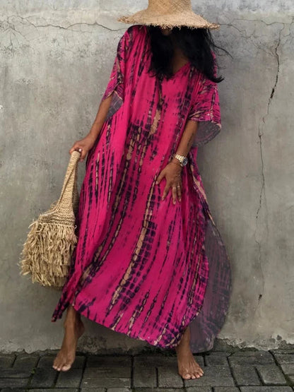 Kayla | Robe caftan maxi d'été pour femme