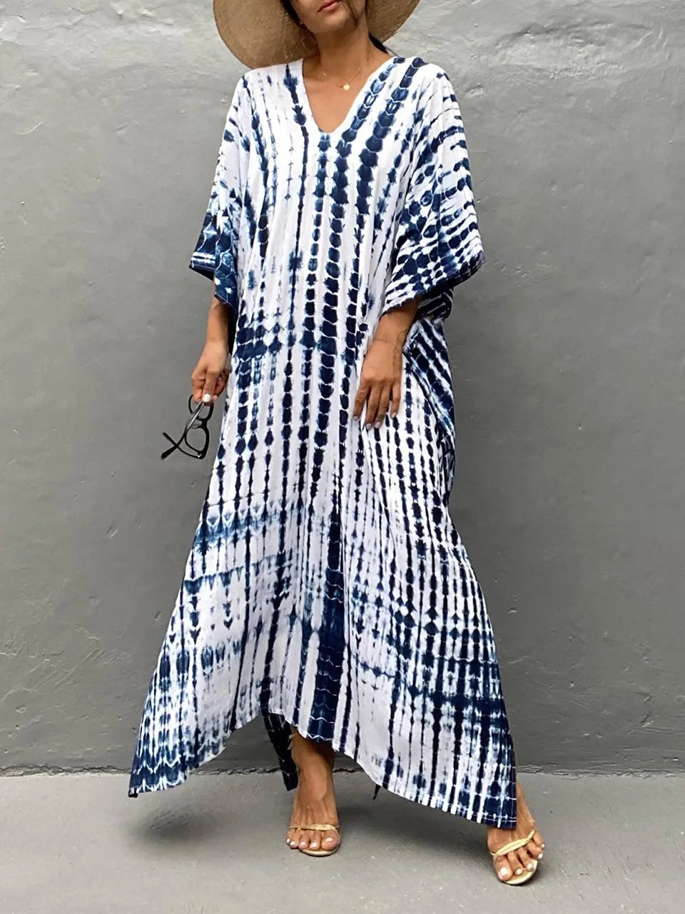 Kayla | Robe caftan maxi d'été pour femme