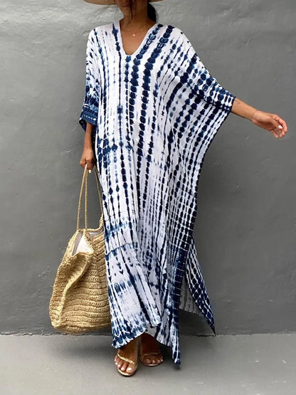 Kayla | Robe caftan maxi d'été pour femme