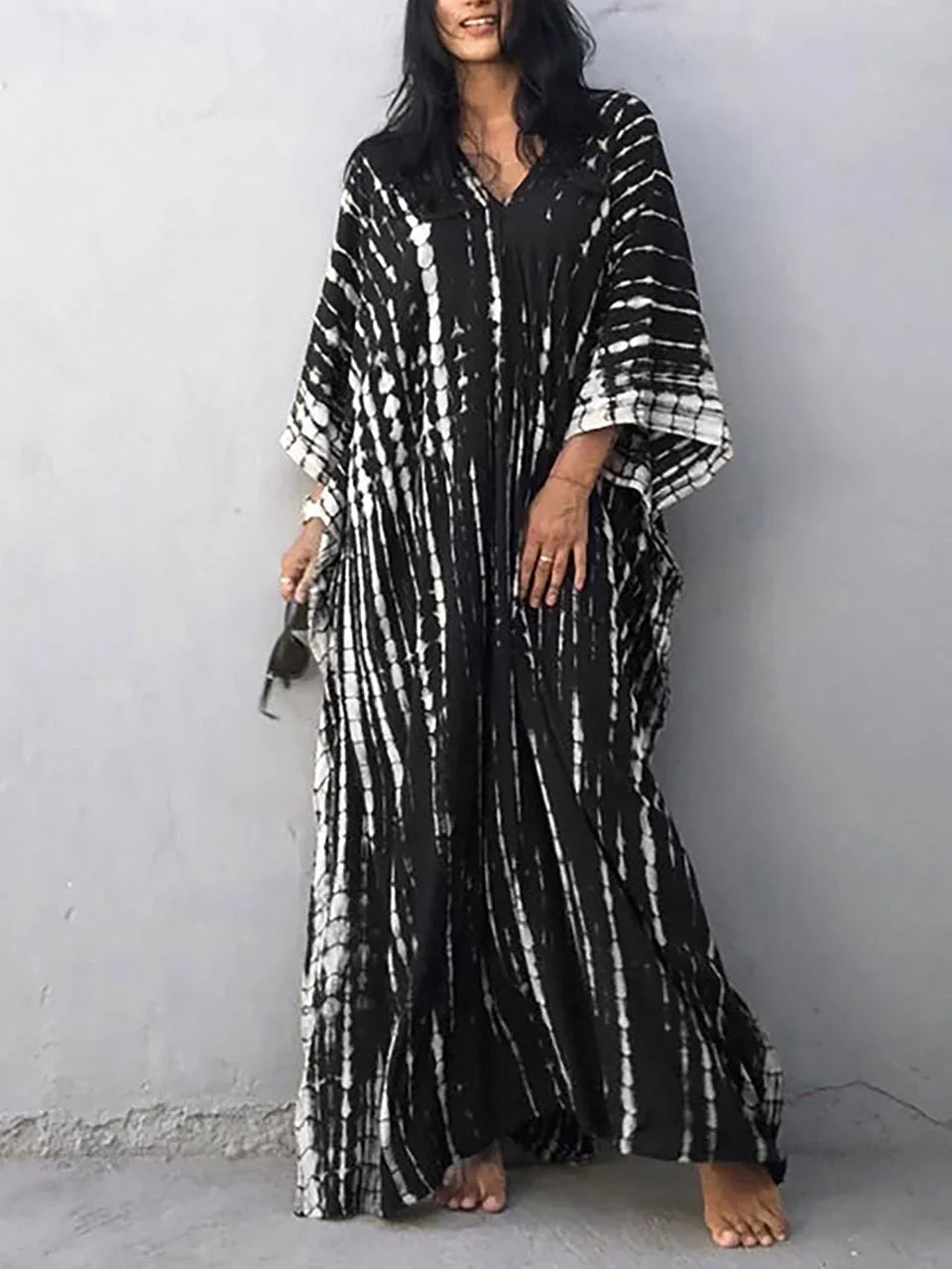 Kayla | Robe caftan maxi d'été pour femme