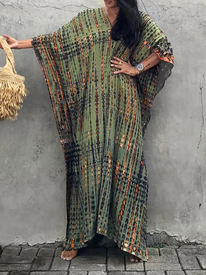 Kayla | Robe caftan maxi d'été pour femme