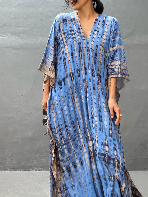 Kayla | Robe caftan maxi d'été pour femme