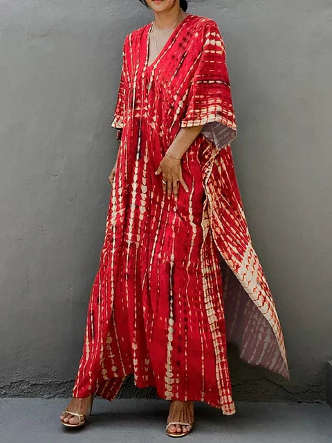 Kayla | Robe caftan maxi d'été pour femme