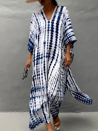 Kayla | Robe caftan maxi d'été pour femme