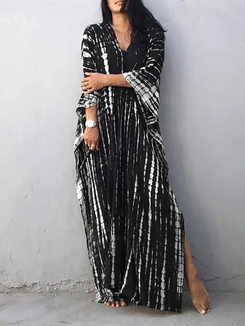 Kayla | Robe caftan maxi d'été pour femme
