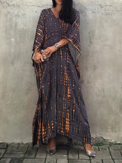 Kayla | Robe caftan maxi d'été pour femme