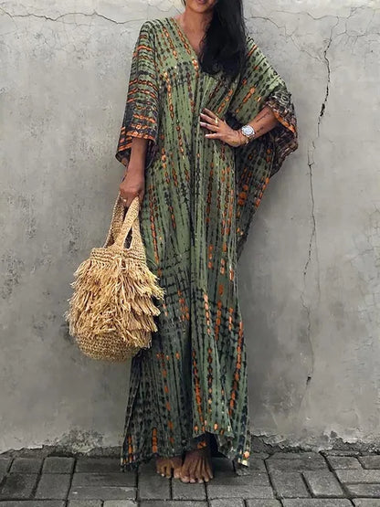 Kayla | Robe caftan maxi d'été pour femme