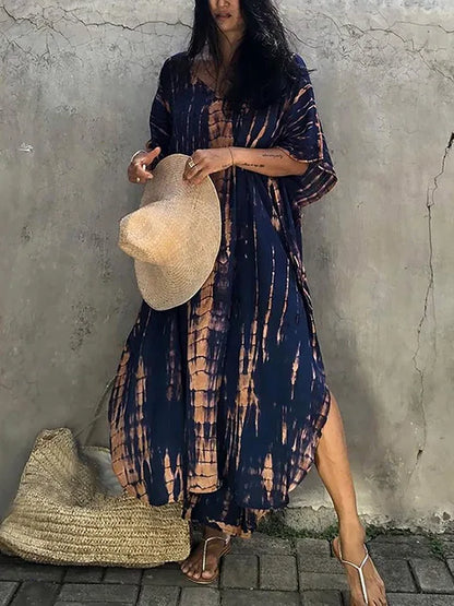 Kayla | Robe caftan maxi d'été pour femme