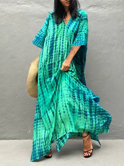 Kayla | Robe caftan maxi d'été pour femme
