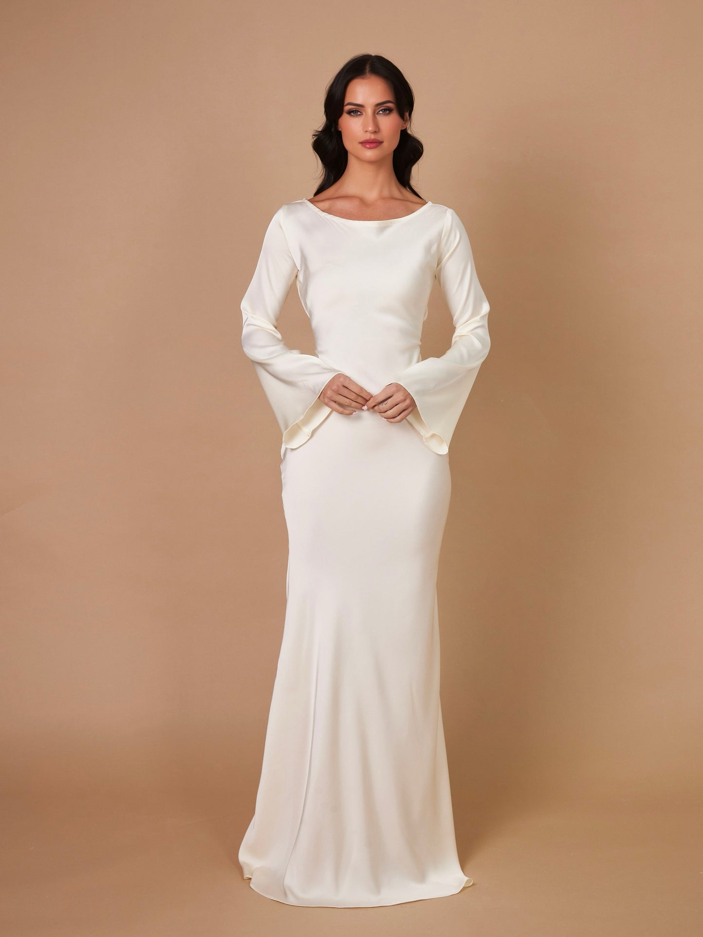 Robe Longue Femme Manches Longues – Coupe Fluide et Décontractée