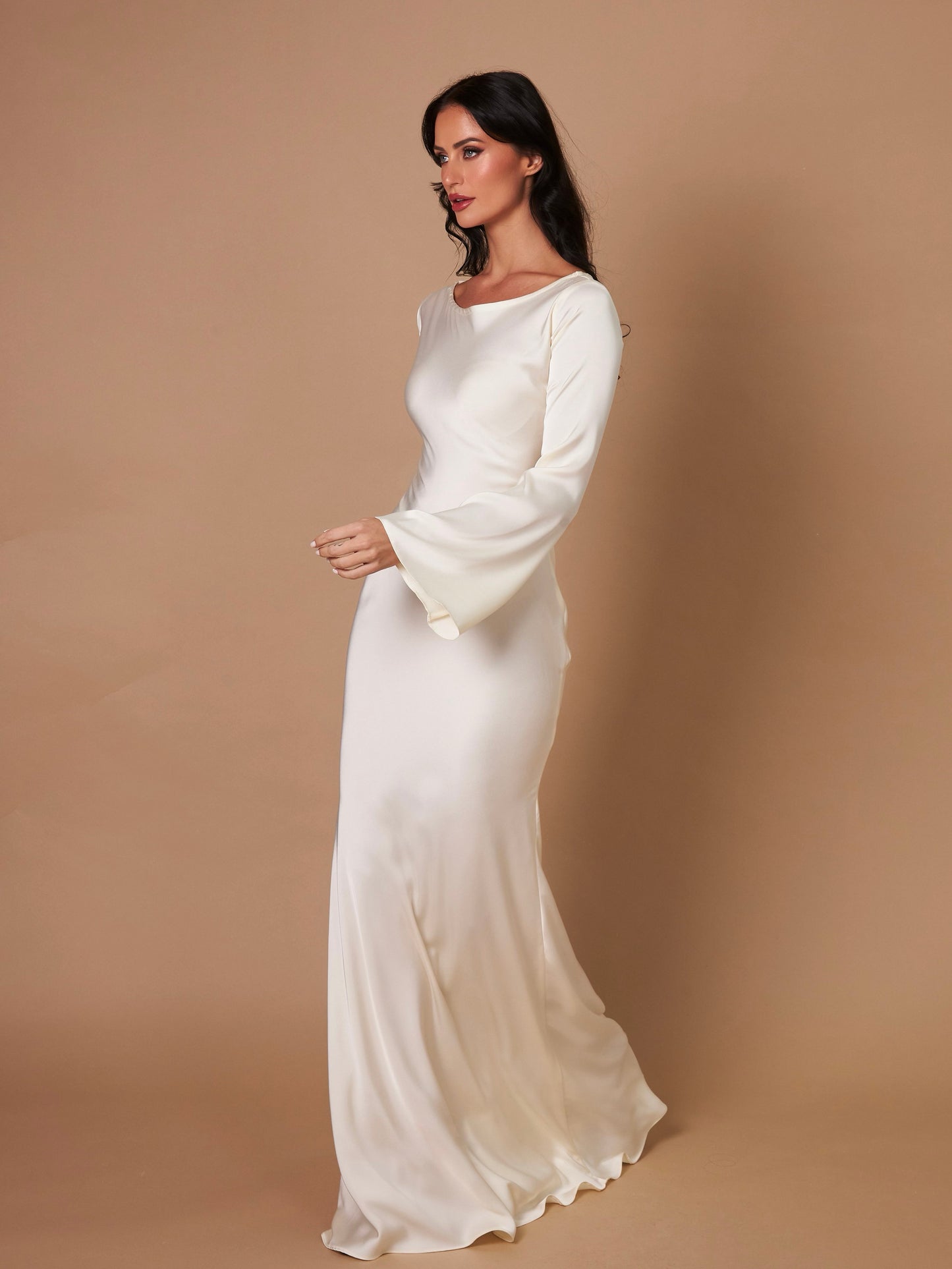 Robe Longue Femme Manches Longues – Coupe Fluide et Décontractée