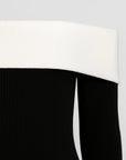 Robe Longue Femme Épaules Dénudées – Manches Longues Coupe Ajustée