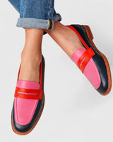 Mocassins Femme Albane-Iris, à Talon Élégants