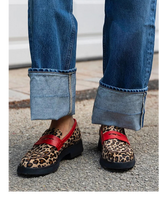 Mocassins Femme Albane-Noor, à Talon Élégants