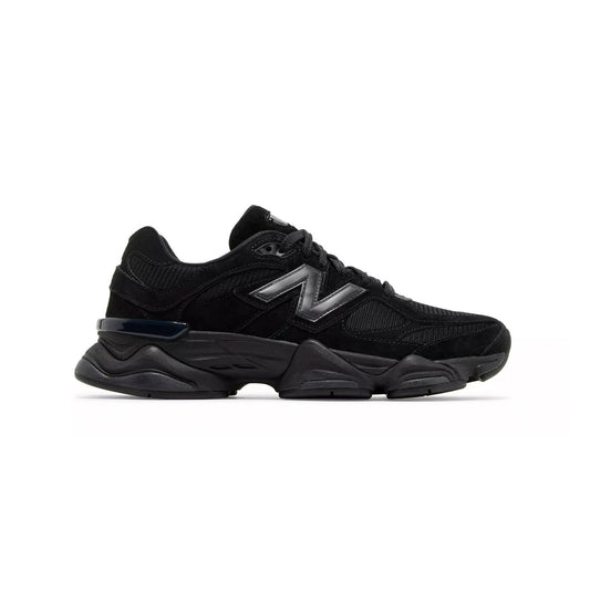 New Balance 9060 Triple Black Baskets Noir Homme Femme - 1