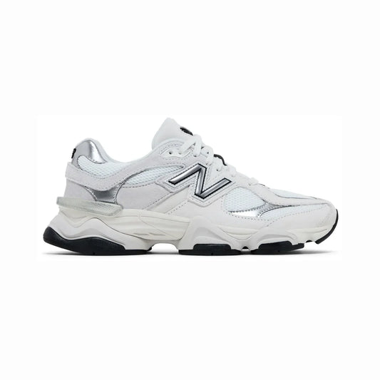 New Balance 9060 Baskets Blanc Argent Homme Femme - 1
