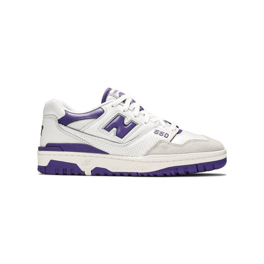 New Balance 550 Baskets Blanc Violet Homme Femme - 1