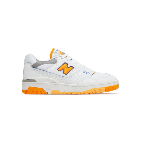 New Balance 550 Baskets Blanc Orange Homme Femme - 1