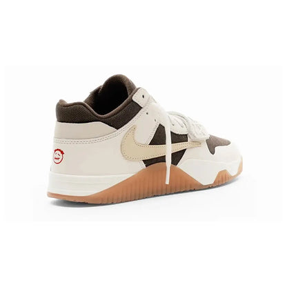 Jordan Jumpman Jack Travis Scott Sail baskets homme en daim blanc, détail semelle