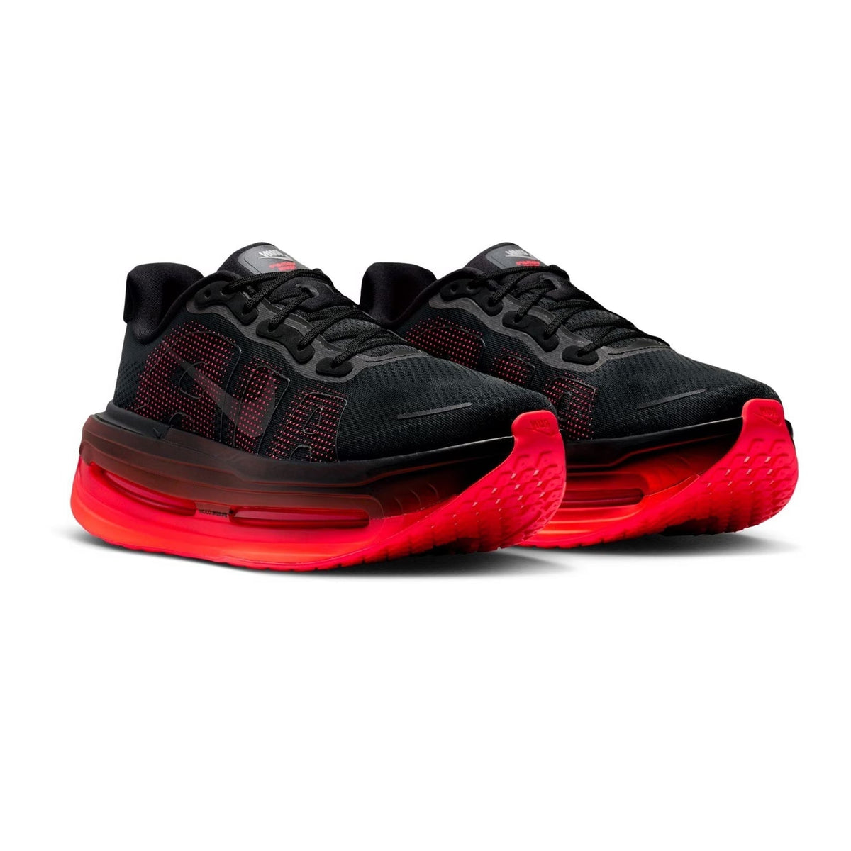 Nike Vomero Premium Black Bright Crimson Chaussures Running Noir Rouge Mixte - 2