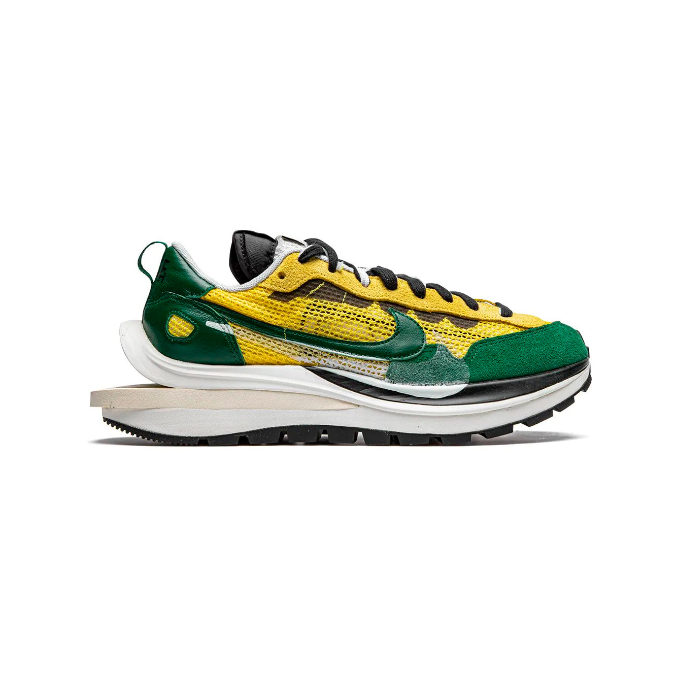 Nike Pegasus VaporWaffle x Sacai Green, Yellow, Black & White, Baskets Lifestyle Unisexe Daim et Cuir – photo 1