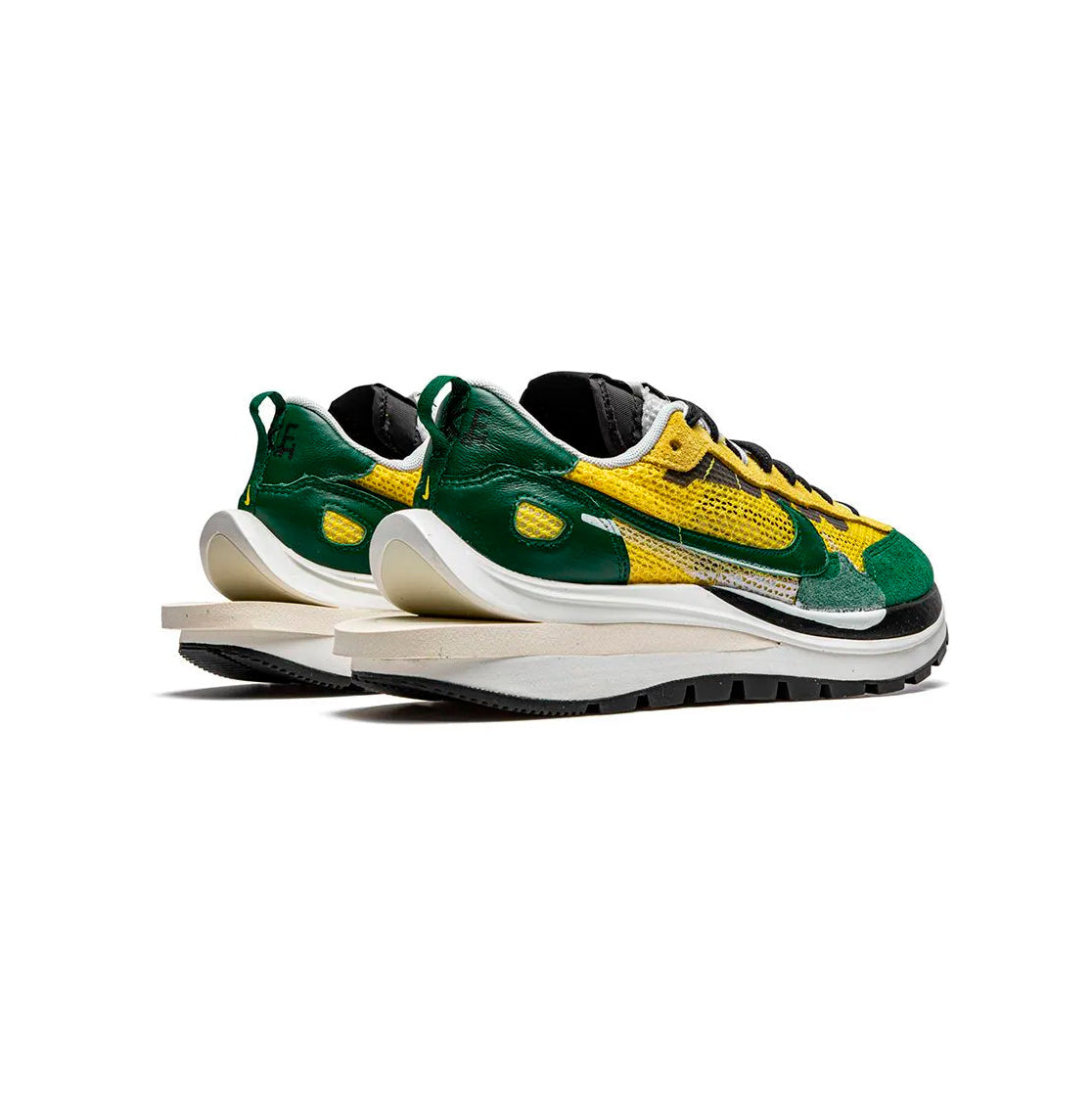 Nike Pegasus VaporWaffle x Sacai Green, Yellow, Black & White, Baskets Lifestyle Unisexe Daim et Cuir – photo 3