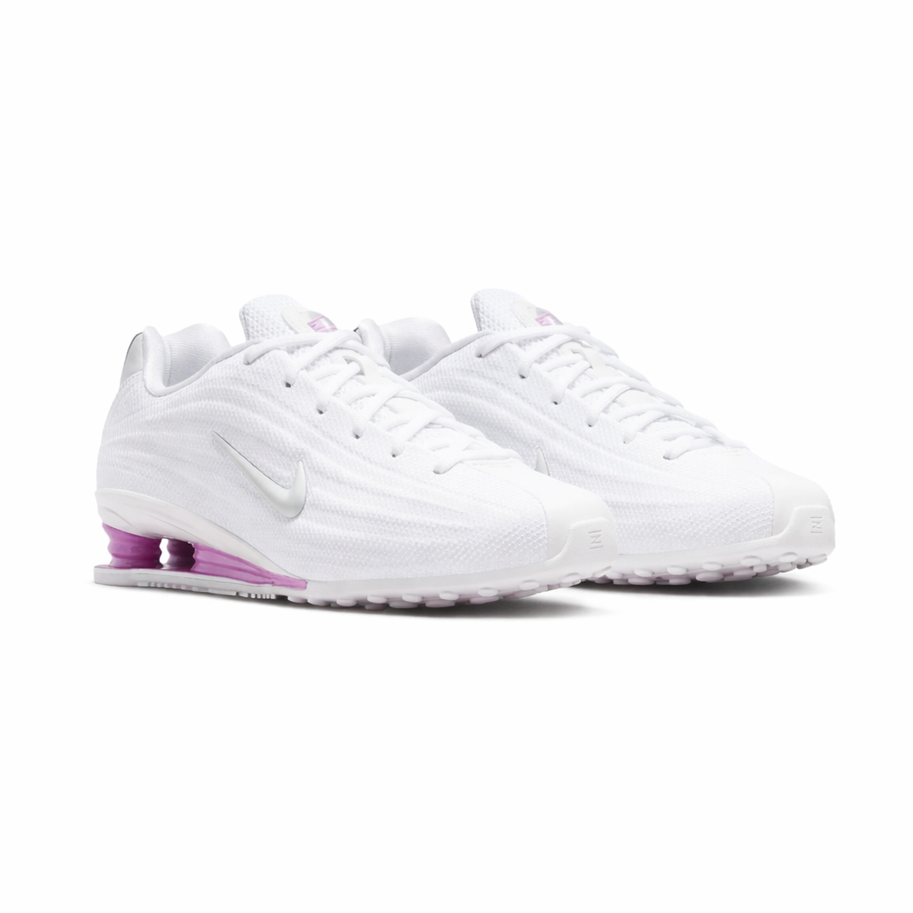 Nike Shox Z White Light Magenta, Baskets Rétro Running Unisexe Mesh – photo 2