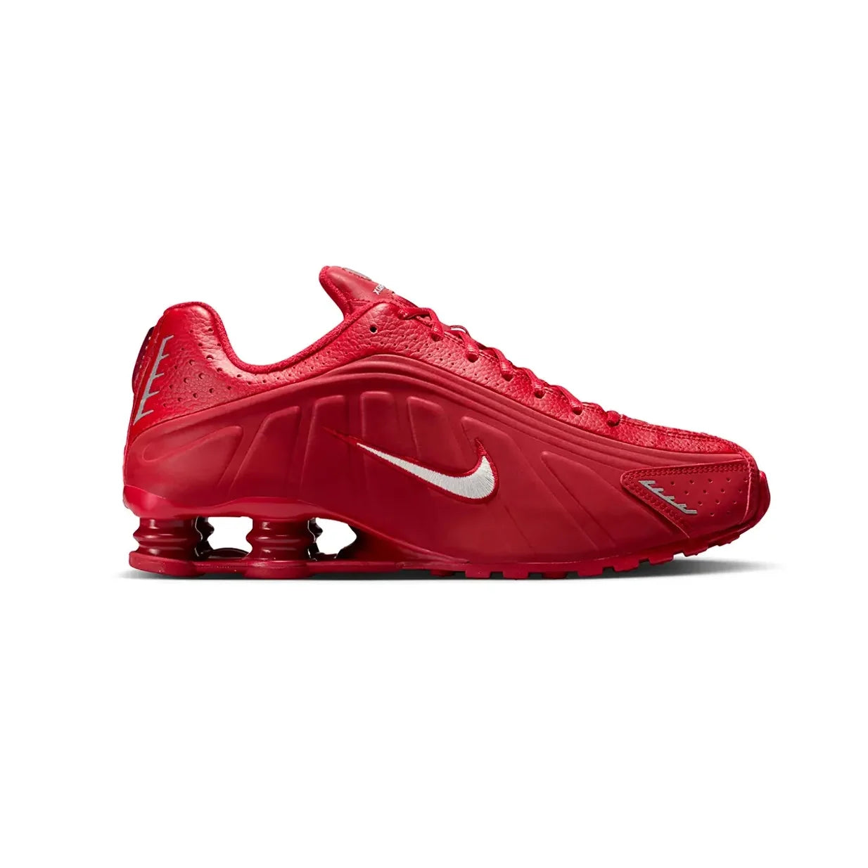 nike shox r4 red reflective baskets vue latérale