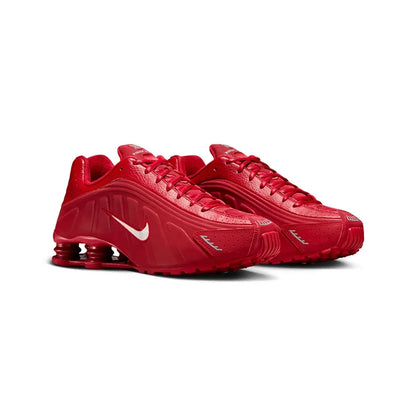 Nike Shox R4 Red Reflective Baskets Rouge Homme Femme - 2