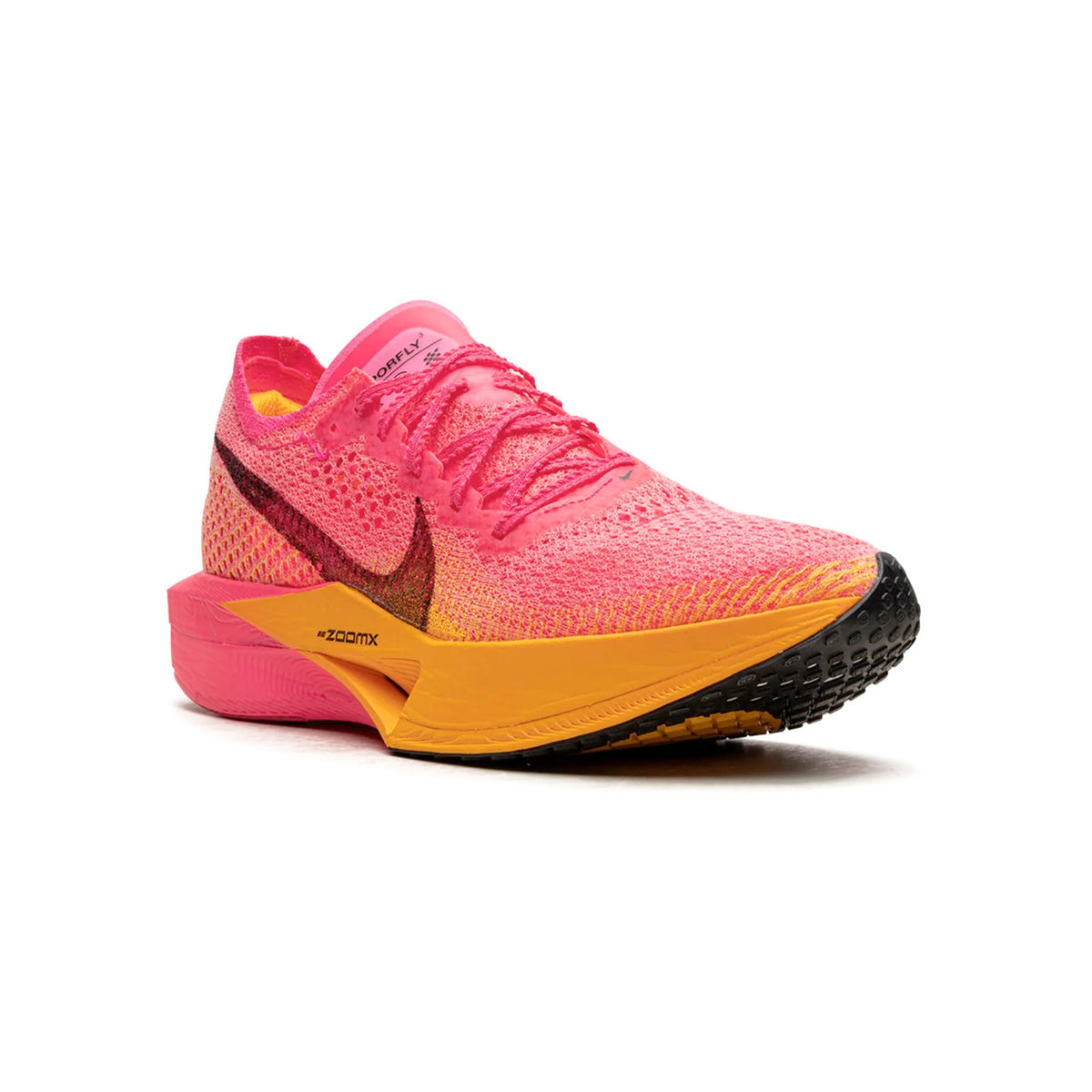 Nike ZoomX Vaporfly 3 Hyper Pink Laser Orange Chaussures Running Rose Mixte - 2