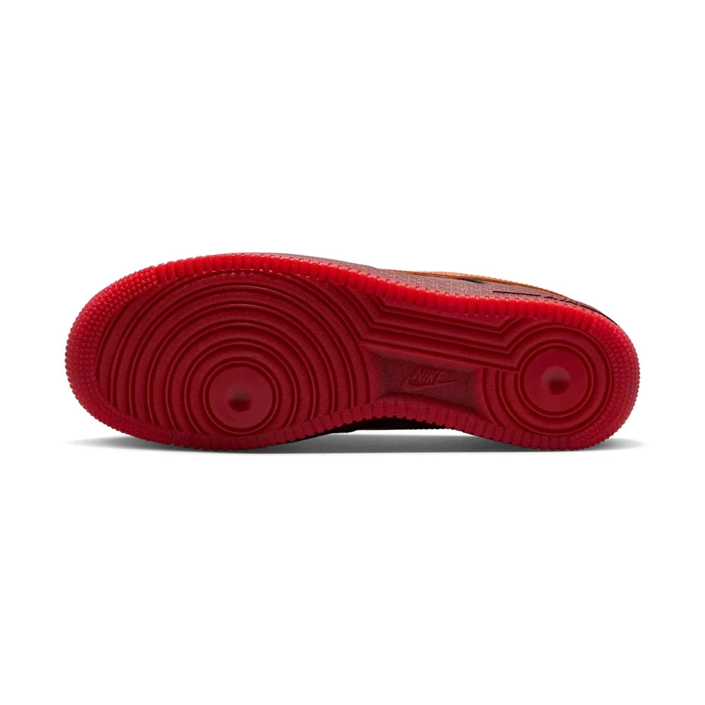 Nike Air Force 1 Low Patent Leather Dark Team Red Safety Orange, Baskets Basses Unisexe Cuir – photo 3