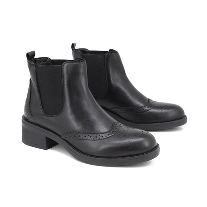 Bottines Chelsea Femme Suzy – détail de la tige