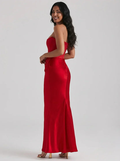 Rachel | Robe longue bustier corsetée pour femmes, idéale pour les événements