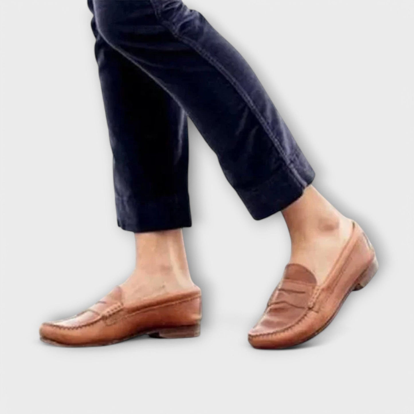 Mocassins Femme Salomé-Elsa – détail de la tige
