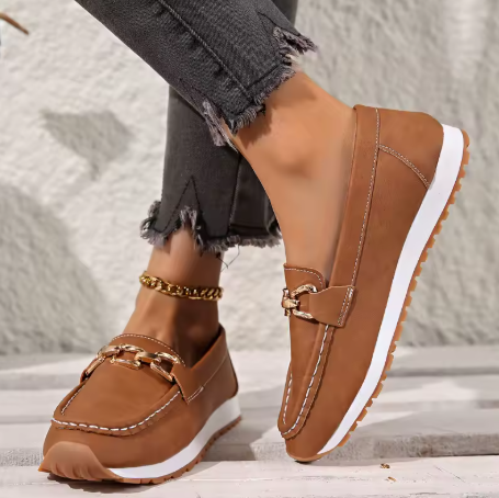 Mocassins Femme Océane-Flore – détail de la tige