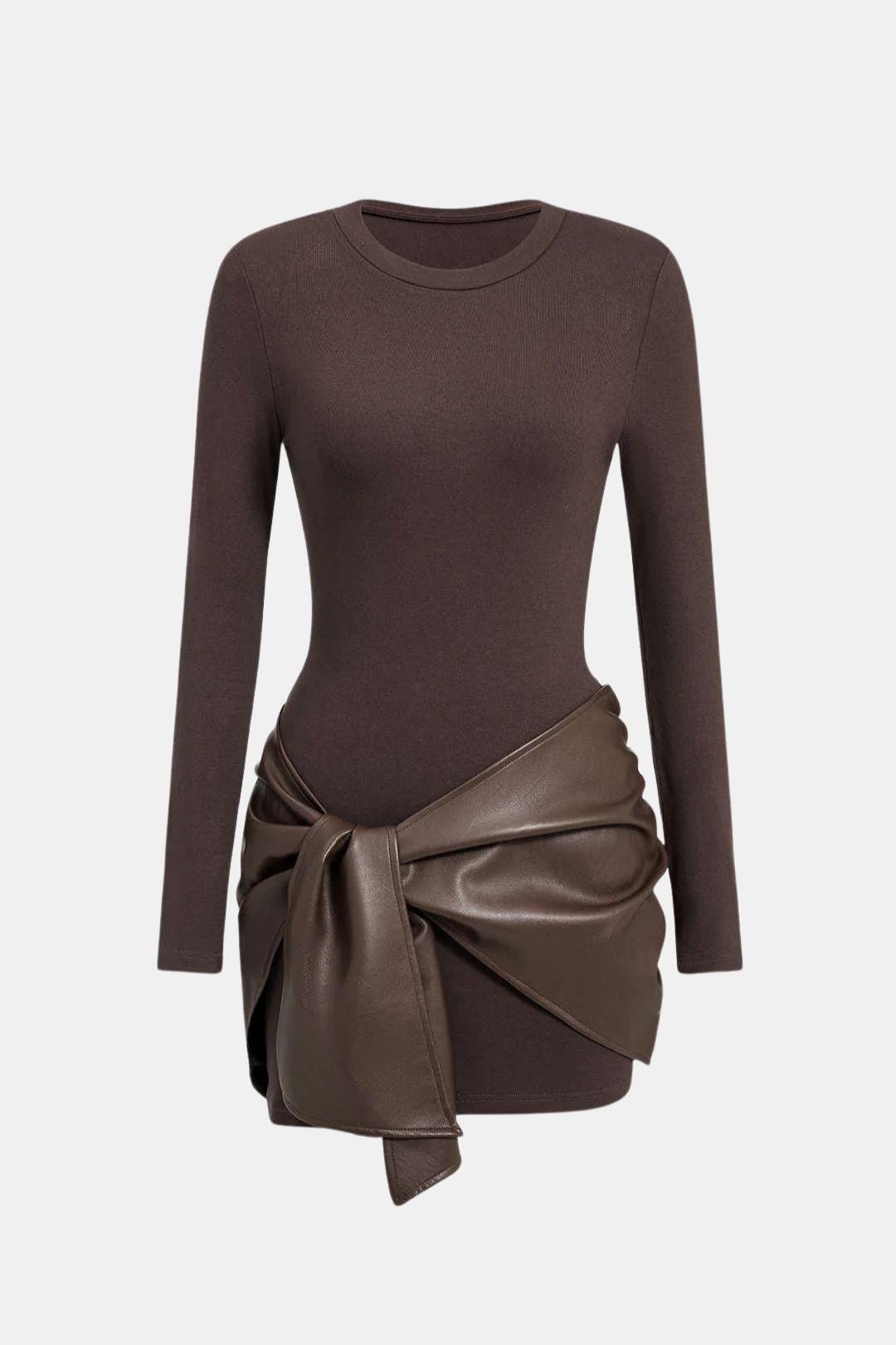 Robe Mini Femme en tissu léger, coupe moulante – Menvelo
