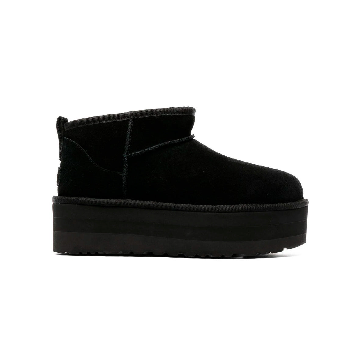 UGG Classic Ultra Mini Platform Black Bottines Noir Femme - 1