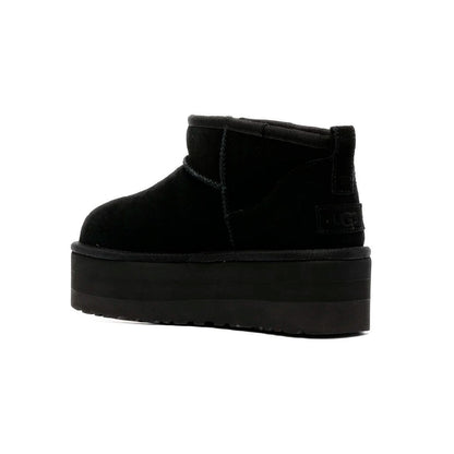 UGG Classic Ultra Mini Platform Black Bottines Noir Femme - 3